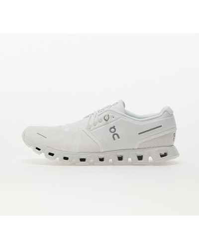 On Shoes M Cloud 5 All White - Weiß