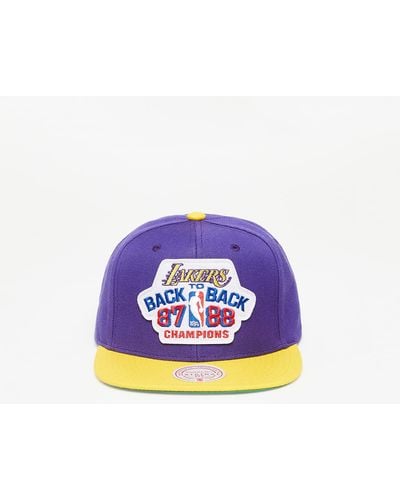 Mitchell & Ness Nba Lakers B2b Snapback Hwc Los Angeles Lakers / Yellow - Purple