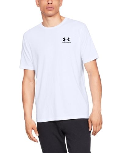 Under Armour Sportstyle Left Chest T-shirt - White
