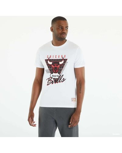 Mitchell & Ness Nba final seconds tee bulls - Blanc