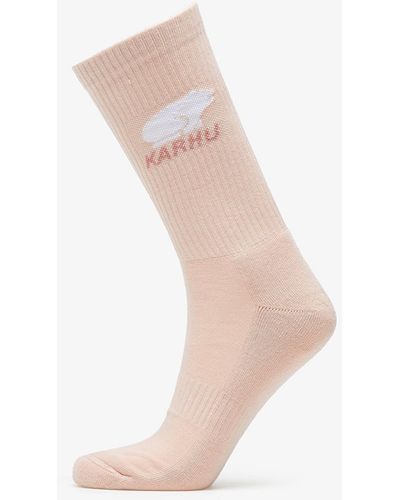 Karhu Classic Logo Socks Peach Whip/ White - Weiß