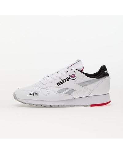 Reebok Classic leather ftw white/ core black/ vector red - Weiß