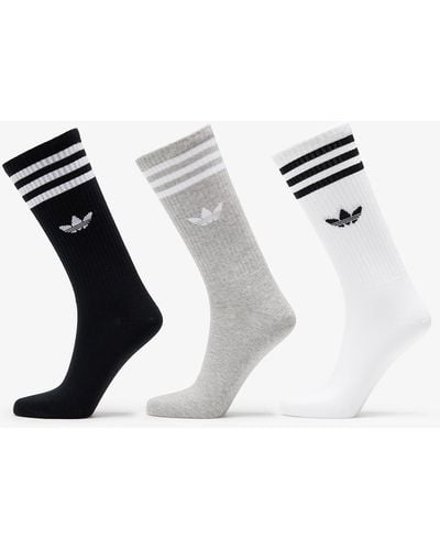 adidas Originals Adidas High Crew Sock/ Mgreyh - Bianco