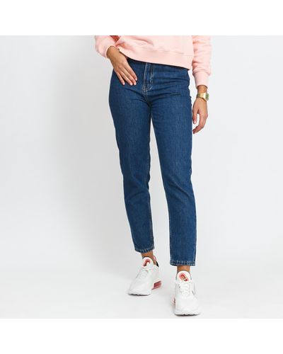 Calvin Klein Jeans W Mom Jeans Denim Medium - Blue