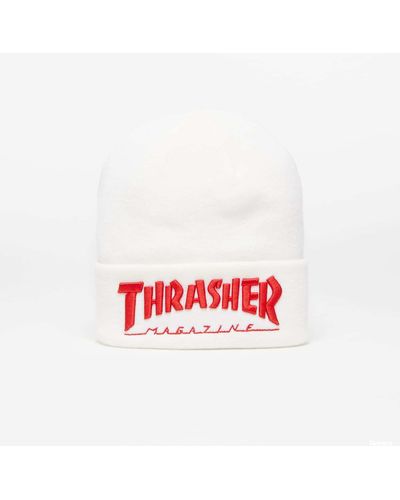 Thrasher Embroidered Logo Beanie / Red