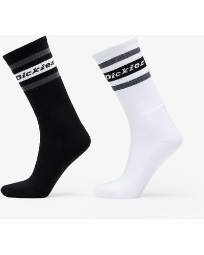 Dickies Genola 2-pack sock black/ white - Schwarz