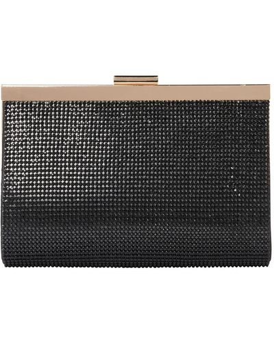 Forever New Lucy Sparkle Clutch Bag - Black