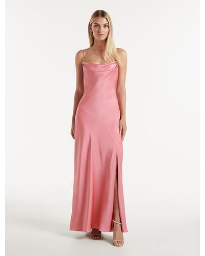 Forever New Blair Back-Detail Maxi Dress - Pink