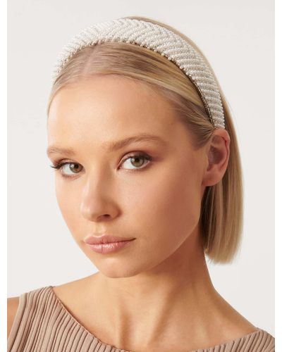 Forever New Anthea Padded Headband - Natural