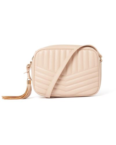 Forever New Signature Quinn Quilted Camera Bag - Pink