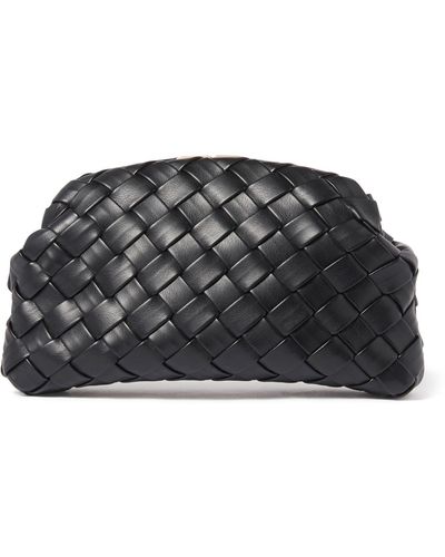 Forever New Winifred Weave Clutch Bag - Black