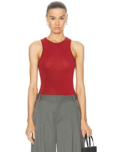 St. Agni Jersey Tank Top - Red