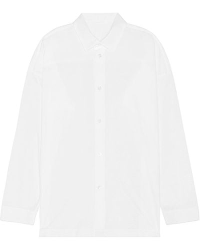Homme Plissé Issey Miyake Jersey Shirt - White