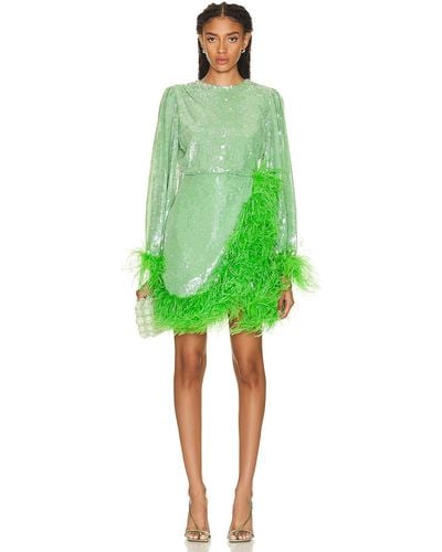 Rachel Gilbert Maysie Mini Dress - Green