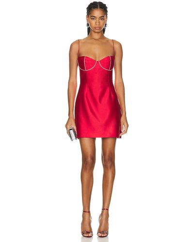 Rachel Gilbert Rozalia Mini Dress - Red