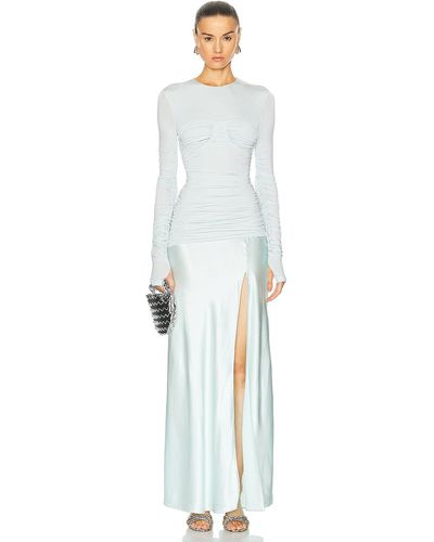Sir. The Label Alessia Draped Gown - Blue
