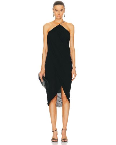 Chloé Asymmetric Chain Dress - Black