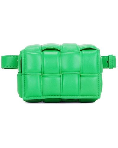 Bottega Veneta Padded Cassette Belt Bag - Green