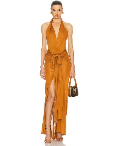 Blumarine Maxi Dress - Orange