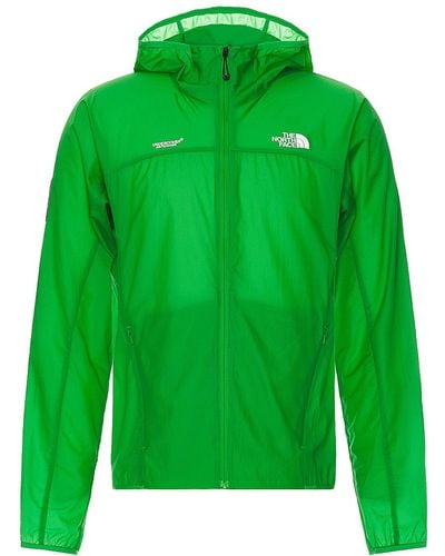 The North Face Soukuu Trail Run Packable Wind Jacket - Green