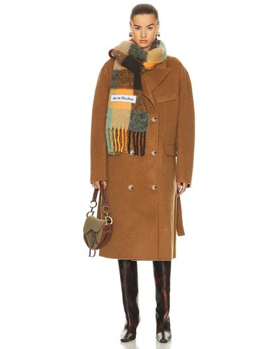 Acne Studios Belted Trench Coat - Brown