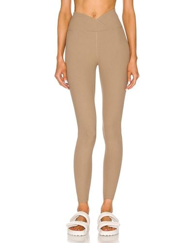 Year Of Ours Veronica Ribbed legging - Natural