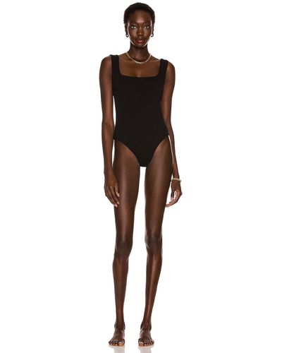 Haight Crepe Brigitte Swimsuit - Black