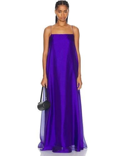 STAUD Maxi Delfina Dress - Purple