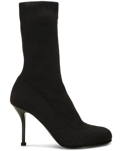 Alexander McQueen Half Knit Sock Boot - Black