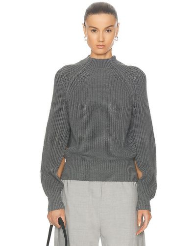 St. Agni Split Sleeve Sweater - Gray