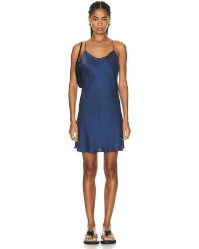 Asceno Lyon Mini Dress - Blue