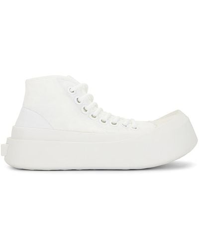 Bottega Veneta Jumbo High Top Sneaker - White