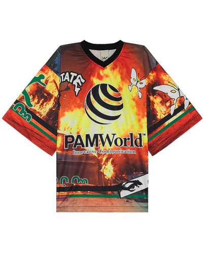 P.a.m. Perks And Mini Escapism Oversized Hockey Jersey - Red