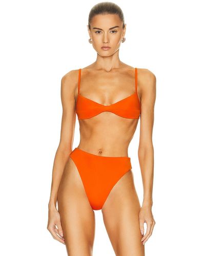 Haight Monica Bikini Top - Orange