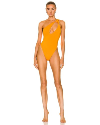 AEXAE Knot Swimsuit - Orange