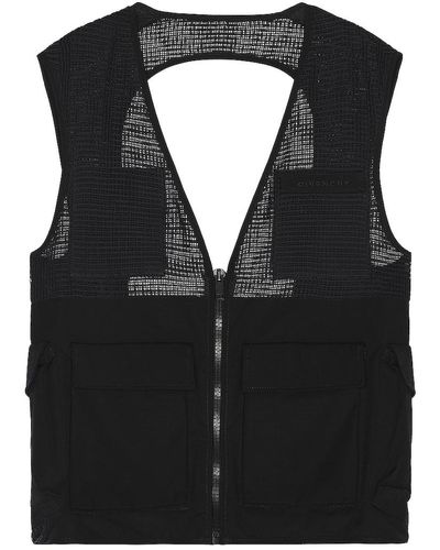 Givenchy Cargo Gilet Vest - Black
