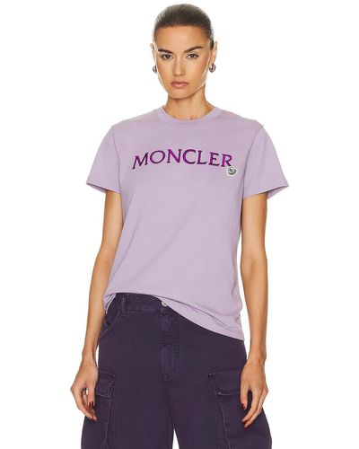 Moncler Logo T-shirt - Purple