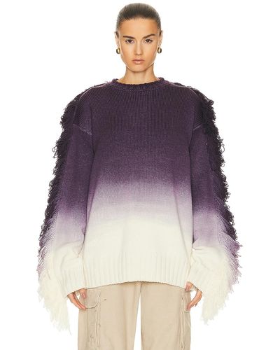 The Attico Rundie Sweater - Purple