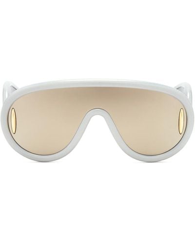 Loewe Shield Sunglasses - Natural