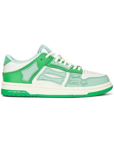 Amiri Skel Top Low Sneakers - Green