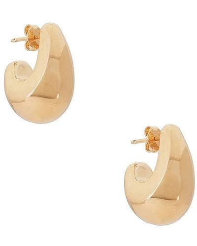 Jordan Road Jewelry Swoop Earrings - Metallic