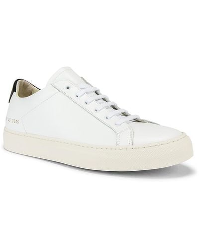 Common Projects Leather Achilles Retro Low - White