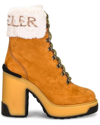 Moncler Claudia Ankle Boot - Orange