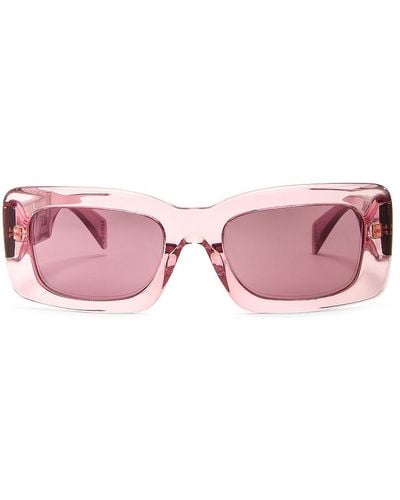 Versace Rectangular Sunglasses - Pink