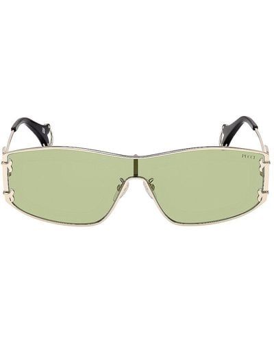 Emilio Pucci Shield Sunglasses - Green