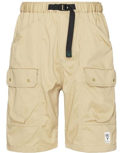 South2 West8 Belted Harbor Short Cmo Twill - Natural