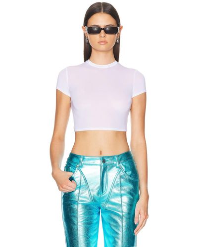 LAQUAN SMITH Crop Top - White