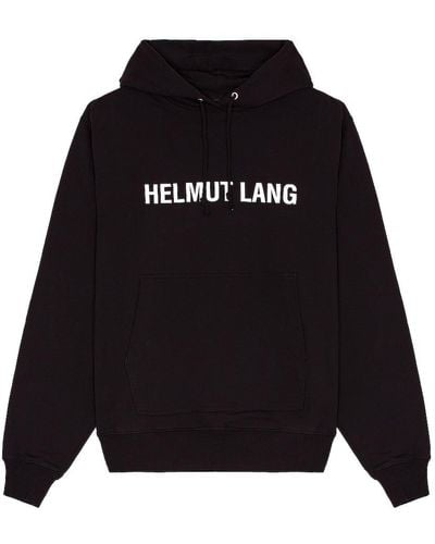 Helmut Lang Core Logo Popover Hoody - Black