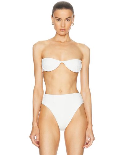 Haight Gal Bikini Top - White