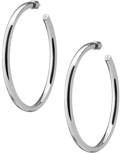 Jennifer Fisher Lilly Hoop Earrings - Metallic